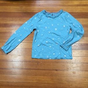Boden girl’s top with stars EUC